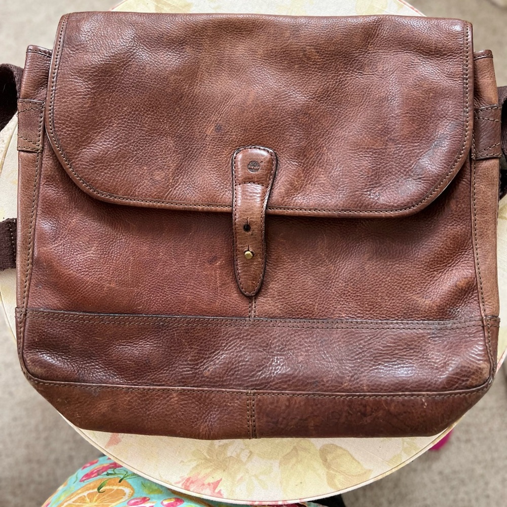 TIMBERLAND Leather Satchel Briefcase
